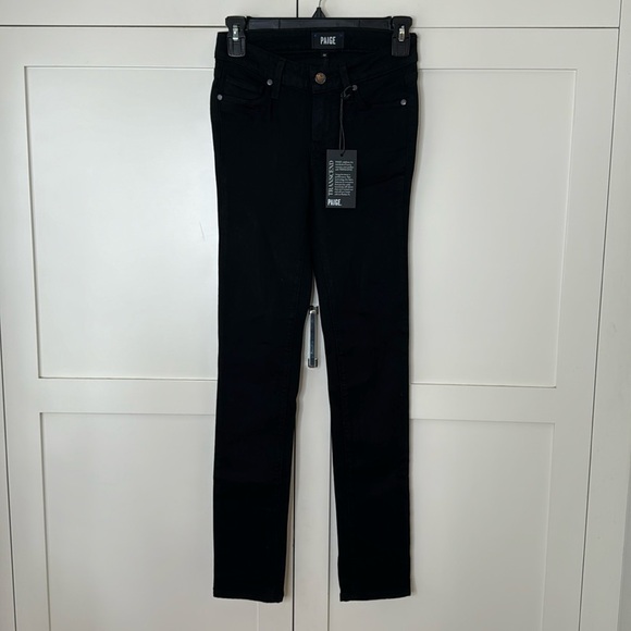 Paige black jeans skinny tulum 24 NWT - Picture 1 of 7